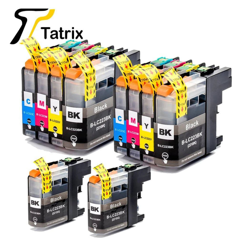 Tatrix With Chip  LC223 LC221 Compatible Ink Cartridge For Brother MFC-J4420DW/J4620DW/J4625DW/J480DW/J680DW/J880DW Printer - PST PS Tradings