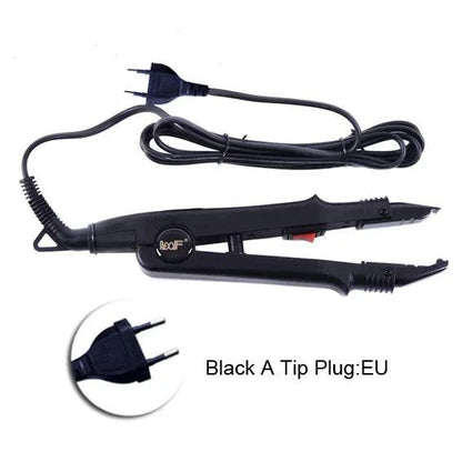 1pc JR-611 A/B/C tip Constant Heat Iron Hair Connectors Hair Extensions Tools  Fusion Iron Wand Iron Melting Tool+EU outlet - Property & Safety Tradings