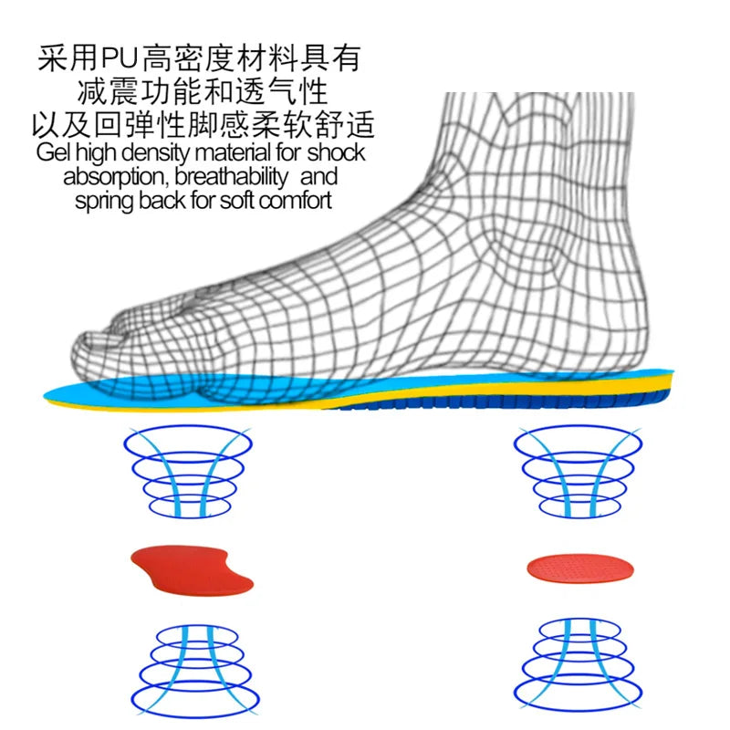 Einlegesohlen für schuhe massieren schuhe einsätze orthesen einlegesohlen fußpflege für plantarfasziitis atmungsaktive einlegesohlen für männer/frauen