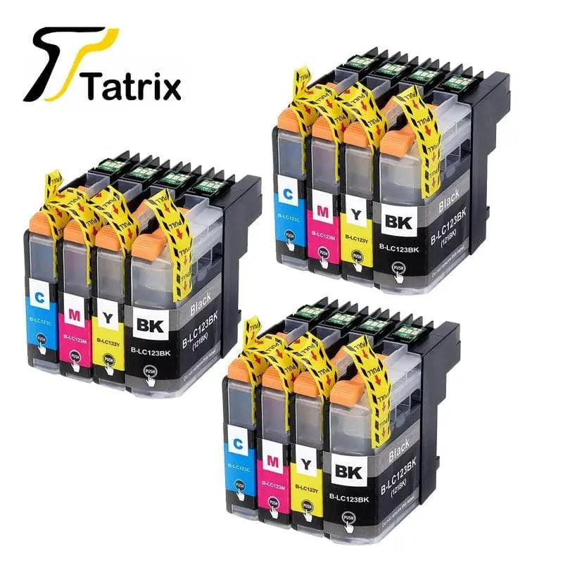 For Brother LC123 Ink Cartridge Compatible For MFC-J4510DW MFC-J4610DW Printer Ink Cartridge LC121 MFC-J4410DW MFC-J4710DW - PST PS Tradings