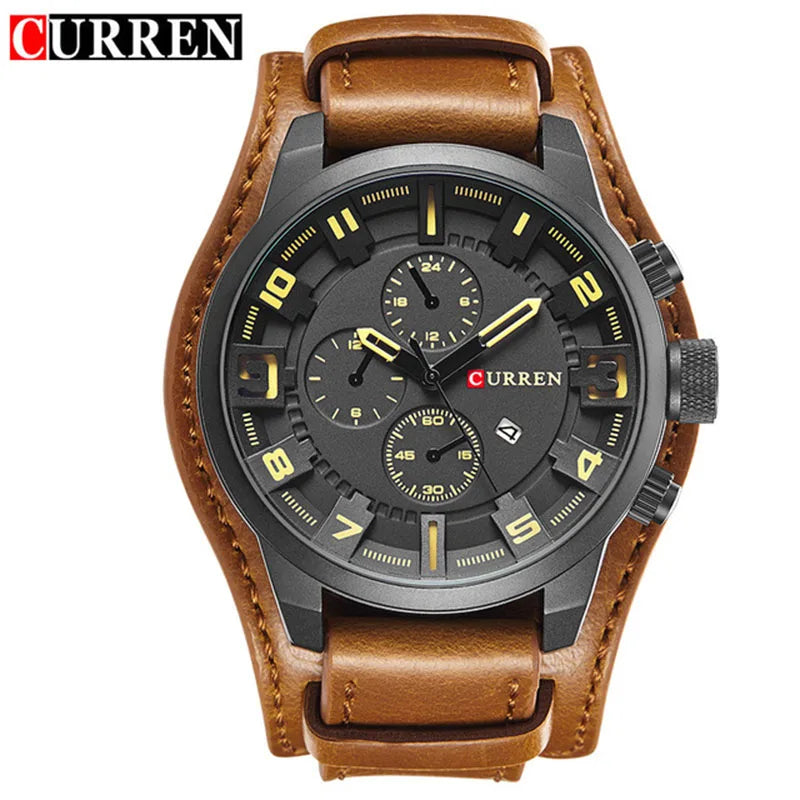 CURREN Men's Watches Top Brand Luxury Fashion&Casual Business Quartz Watch Date Waterproof Wristwatch Hodinky Relogio Masculino - Property & Safety Tradings