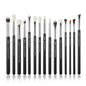 Jessup Makeup Brushes Set 15pcs Make up Brush Tools kit Eye Liner Shader natural-synthetic hair Rose Gold/Black T157 - Property & Safety Tradings