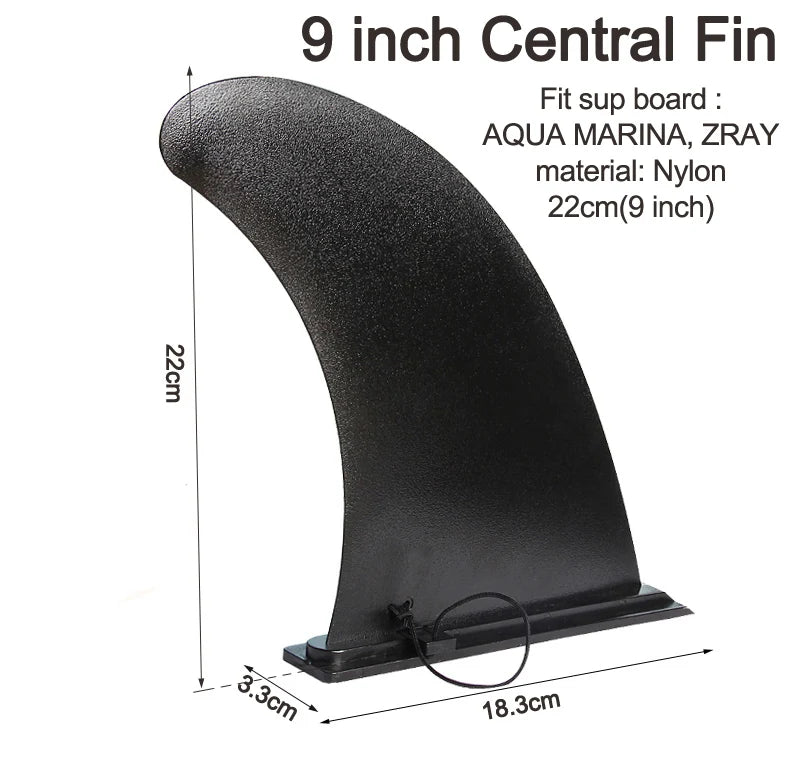 Surf water wave fin SUP accessory stablizer, fit ZRAY stand up paddle board surfboard slide-in central fin side fin - PST PS Tradings