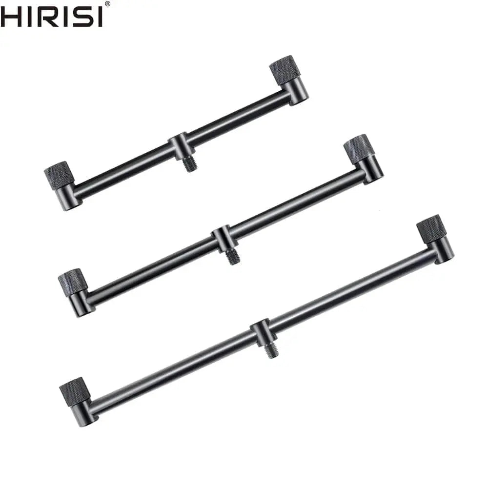 2 x Hirisi Mini Short Black Buzz Bars 20cm 25cm 30cm Carp Coarse Fishing Equipment for 2 Rods - Property & Safety Tradings