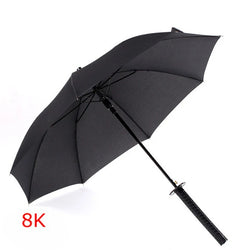 Creative Long Handle Large Windproof Samurai Sword Umbrella Japanese Ninja-like Sun Rain Straight Umbrellas Automatic Open - Property & Safety Tradings