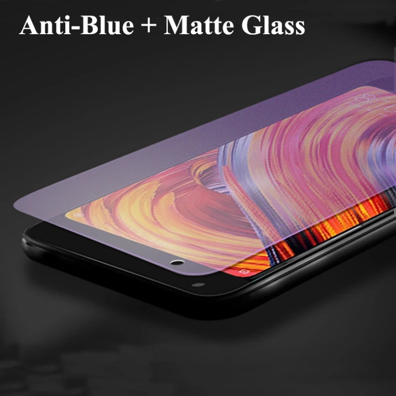 JGKK For Xiaomi Mi Max 2 Max3 Mix 3 Mix2S Full Cover Matte Frosted Anti-blue Tempered Glass For Mi Mix2S Max2 Screen Protector