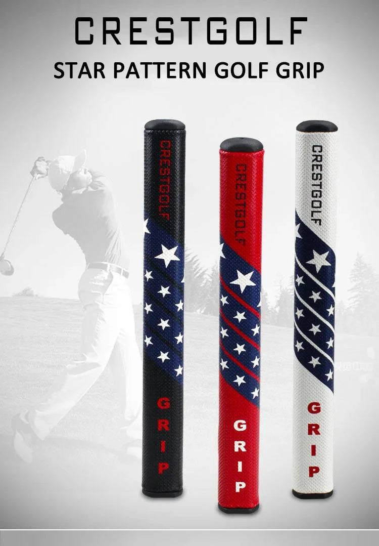 CRESTGOLF New Golf Clubs Grip 2.0 Golf Putter Grip Star Pattern PU Golf Grip Antiskid Golf Grips Replacement 1 Piece - PST PS Tradings