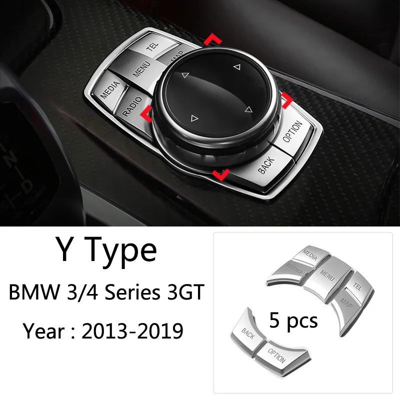 For BMW 3 4 Series 3GT F30 F31 F32 F34 F36 316li 320li Car Accessories Control Gear Shift panel decorative strip cover trim - PST PS Tradings