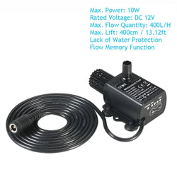 Mini USB Water Pump Ultra-quiet Brushless Submersible Fountain Aquarium Waterproof Circulating 300L/H Lift Water Pump 5V 4.8W - PST PS Tradings