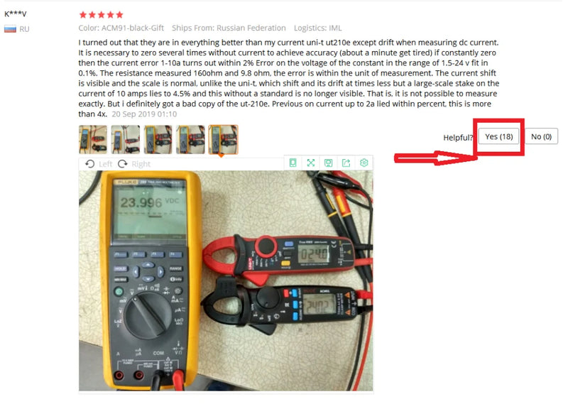 BSIDE Digital Clamp Meter 1mA High-Precision Ammeter Pliers True RMS DC AC Current Car Repair Electrical Temp Tester Multimeter