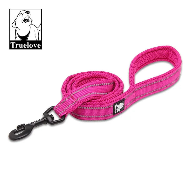 Truelove Soft Padded Mesh Dog Leash 3M Reflective Nylon Dog Leads Dog Pet Leash 11 Color 110cm Length Walking Training - PST PS Tradings