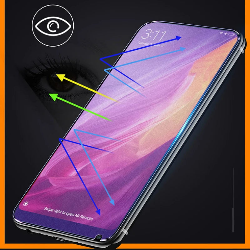 JGKK For Xiaomi Mi Max 2 Max3 Mix 3 Mix2S Full Cover Matte Frosted Anti-blue Tempered Glass For Mi Mix2S Max2 Screen Protector