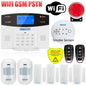 IOS Android APP Wired Wireless Home Security Tuya WIFI PSTN GSM Alarm System Intercom Remote Control Autodial Siren Sensor Kit - Property & Safety Tradings