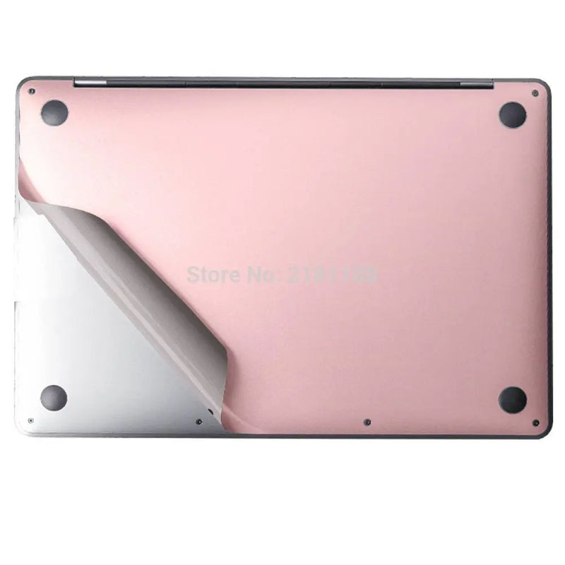 Rose Gold Full Body Skin for MacBook air (13-inch, A1931 A1932 A2179 A2337), Full-Cover Protective Vinyl Decal Sticker - PST PS Tradings