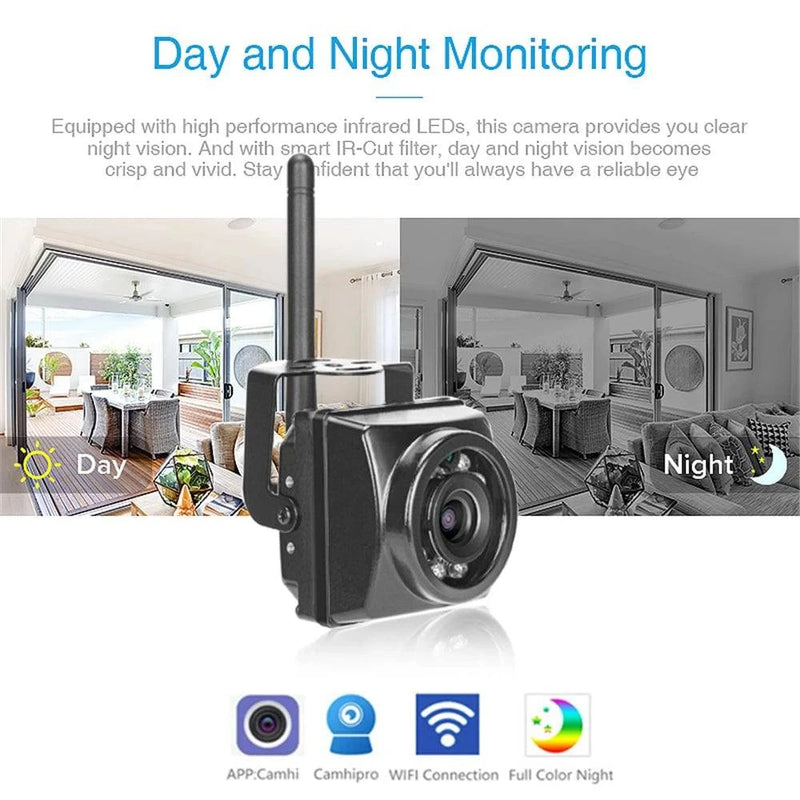 HQCAM Camhi 1920P 1080P Mini Waterproof IP66 TF card slot IR Night Vision IP Camera Wifi Outdoor Car & Vehicle Fleet & Bird Nest - Property & Safety Tradings