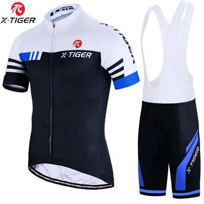 X-Tiger Cycling Sets Bike uniform Summer Cycling Jersey Set Road Bicycle Jerseys MTB Bicycle Wear Breathable Cycling Clothing - Property & Safety Tradings