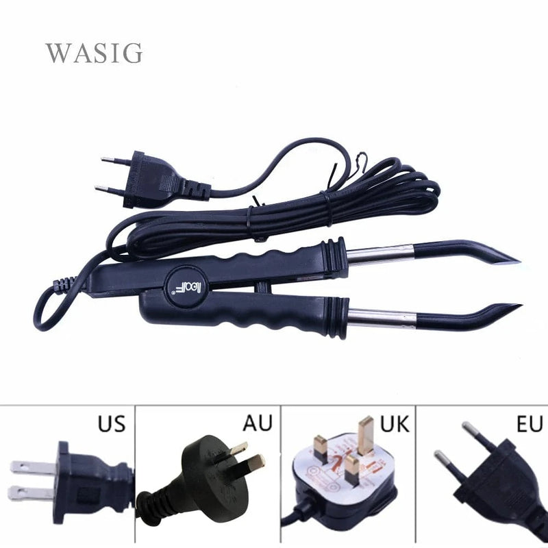 Professional Constant Heat FLAT PLATE Fusion Hair Extension Keratin Bonding Salon Tool Heat Iron Wand - PST PS Tradings