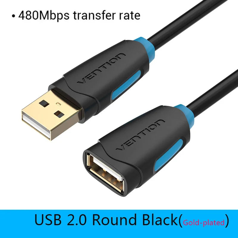 Vention USB 3.0 Extension Cable Male to Female Extender Cable Fast Speed USB 3.0 Cable Extended for laptop PC USB 2.0 Extension