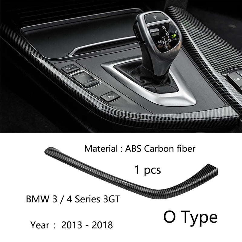 For BMW 3 4 Series 3GT F30 F31 F32 F34 F36 316li 320li Car Accessories Control Gear Shift panel decorative strip cover trim - PST PS Tradings