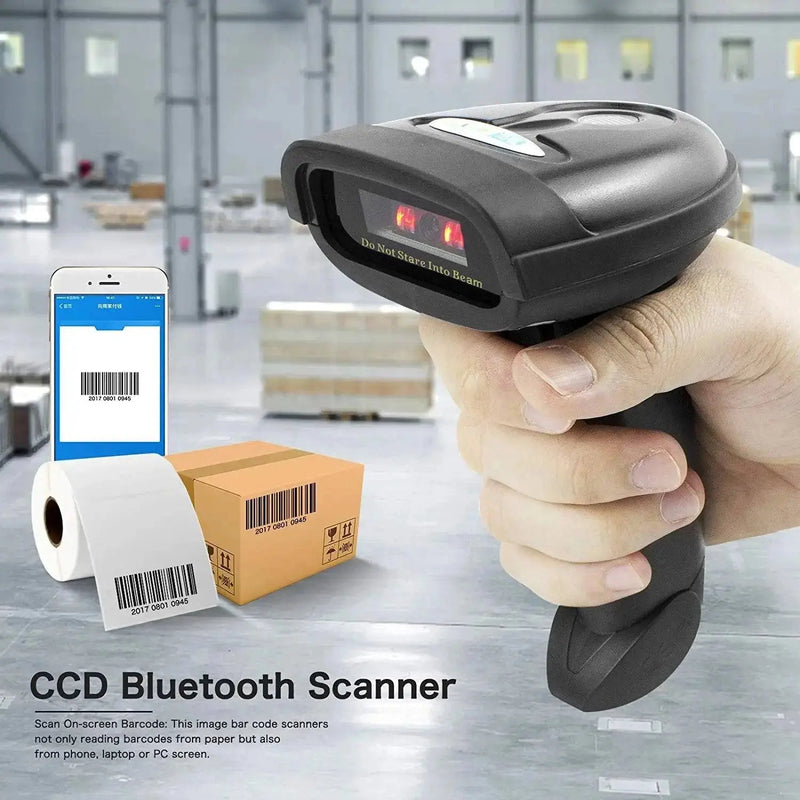 NETUM C750 Bluetooth QR 2D Barcode Scanner AND C830 Wireless Laser 1D usb Bar Code Reader for IOS Android Windows Mobile Payment - Property & Safety Tradings