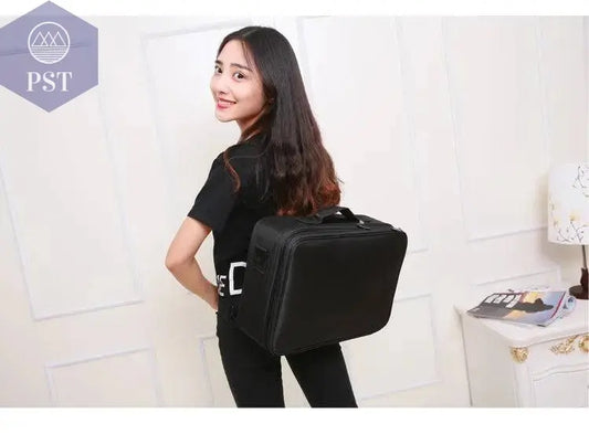 High Quality Make Up Bag Professional Makeup Case Makeup Organizer Bolso Mujer Cosmetic Case Large Capacity Storage Bag - Property & Safety Tradings