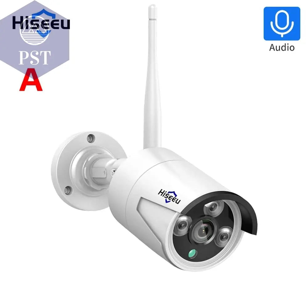 Hiseeu 5MP Security Wireless IP Camera for Wireless CCTV System 3MP 1080P WIFI Outdoor waterproof IP Camera View Eseecloud APP - Property & Safety Tradings