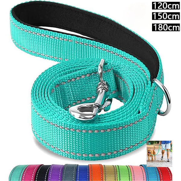 Cats Dogs Harness Collar Lead Strap Night Reflection Dog Pet Towing Rope 1.2/1.5/1.8m Guard Rope Pet Walking Training Leash - PST PS Tradings