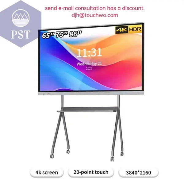Interaktive 4K Smartboard Touchscreen Smart Board 65 Zoll - 86 Zoll UHD Display PST PS Tradings Smartboard PST PS Tradings CHINA-Android-Win-I5-75-Zoll-inch PST PS Tradings
