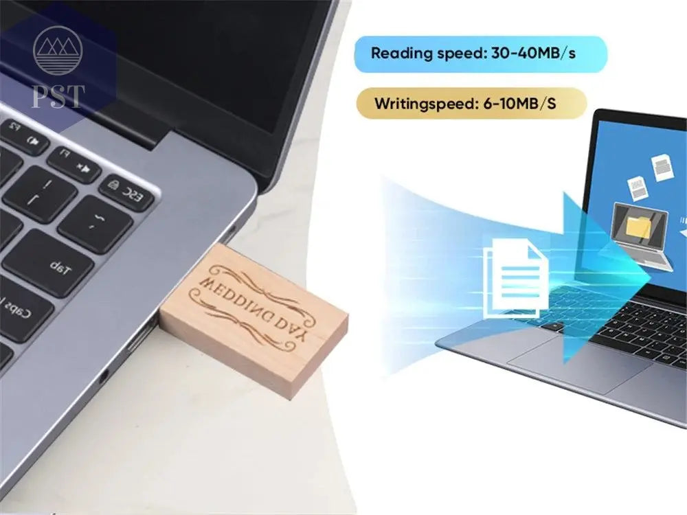 JASTER USB 2.0 Flash Drives Photography Wooden Photo Album Box Pen drive Free logo 16GB 32GB 64GB 128GB Creative gift USB stick       PST PS Tradings