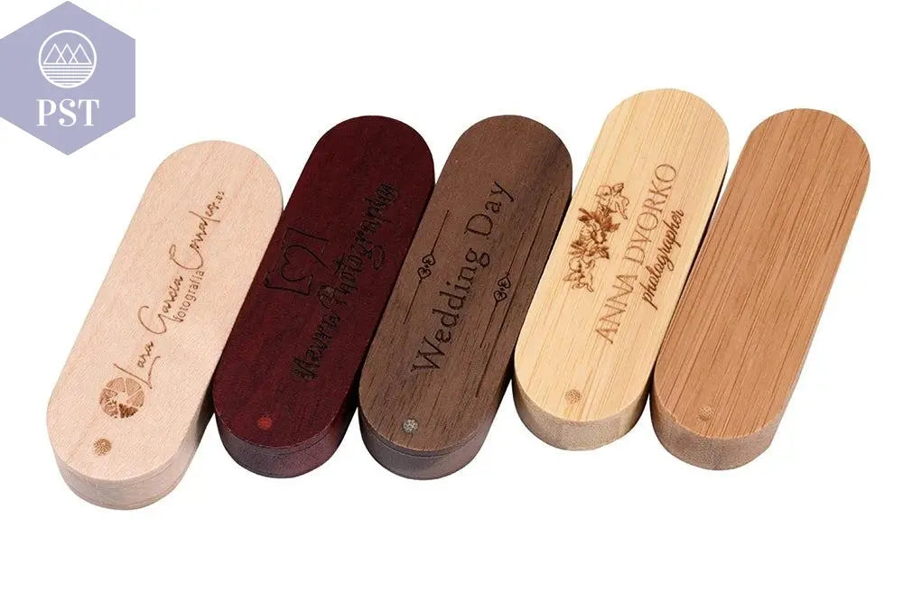 JASTER Wooden Rotatable USB USB Flash Drives 128GB Memory Stick Free Custom Logo 64GB 32GB with Key Chain Business Gift Pendrive       PST PS Tradings