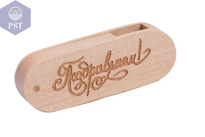 JASTER Wooden Rotatable USB USB Flash Drives 128GB Memory Stick Free Custom Logo 64GB 32GB with Key Chain Business Gift Pendrive       PST PS Tradings
