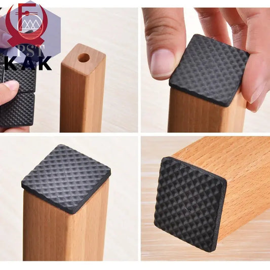 KAK 1-24PCS Self Adhesive Möbel Bein Füße Teppich Filz Pads Anti Slip Matte Stoßstange Dämpfer Für Stuhl tabelle Protector Hardware  Möbel     PST PS Tradings