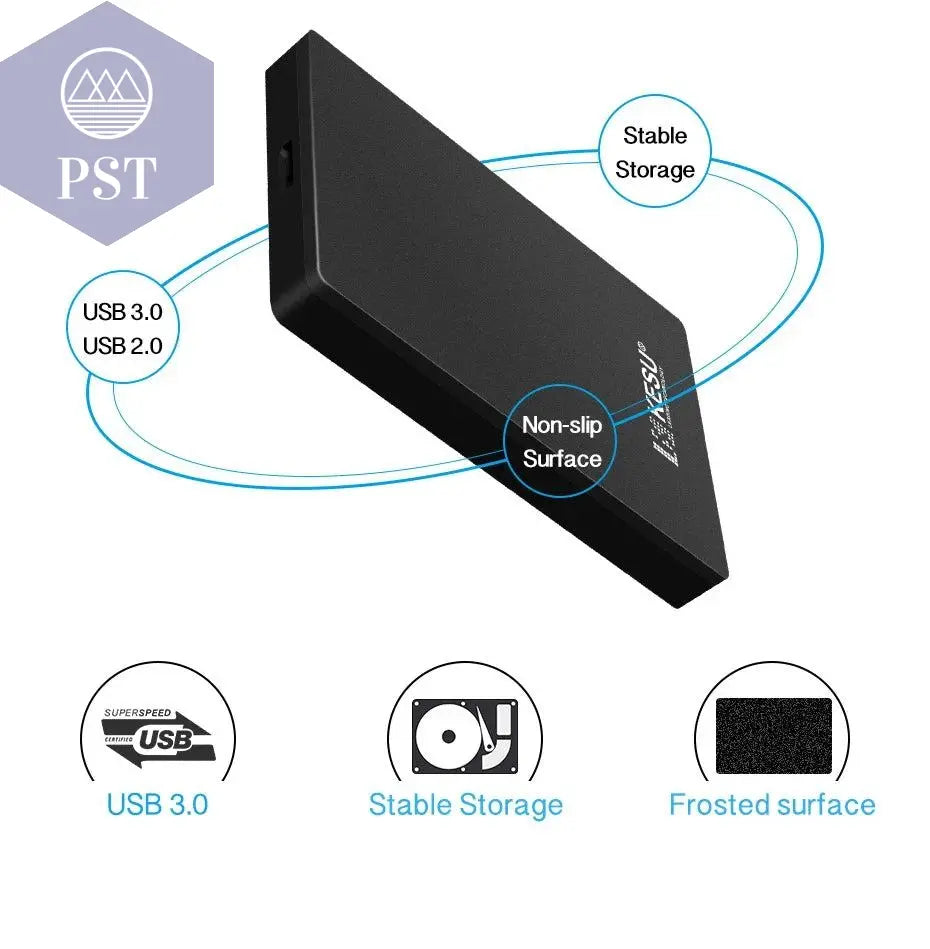 KESU HDD 2.5" Portable External Hard Drive 320gb/500gb/750gb/1tb USB3.0 Storage Compatible for PC, Mac, Desktop,MacBook - PST PS Tradings