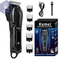 Kemei Professional hair clipper cordless hair trimmer beard for men electric hair cutting kit rechargeable haircut machine - PST PS Tradings