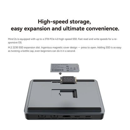 Khadas Mind 2s Mini PC Intel Core Ultra 7 255H 64GB 2TB Computer Thunderbolt 4 PST PS Tradings Computer PST PS Tradings  PST PS Tradings
