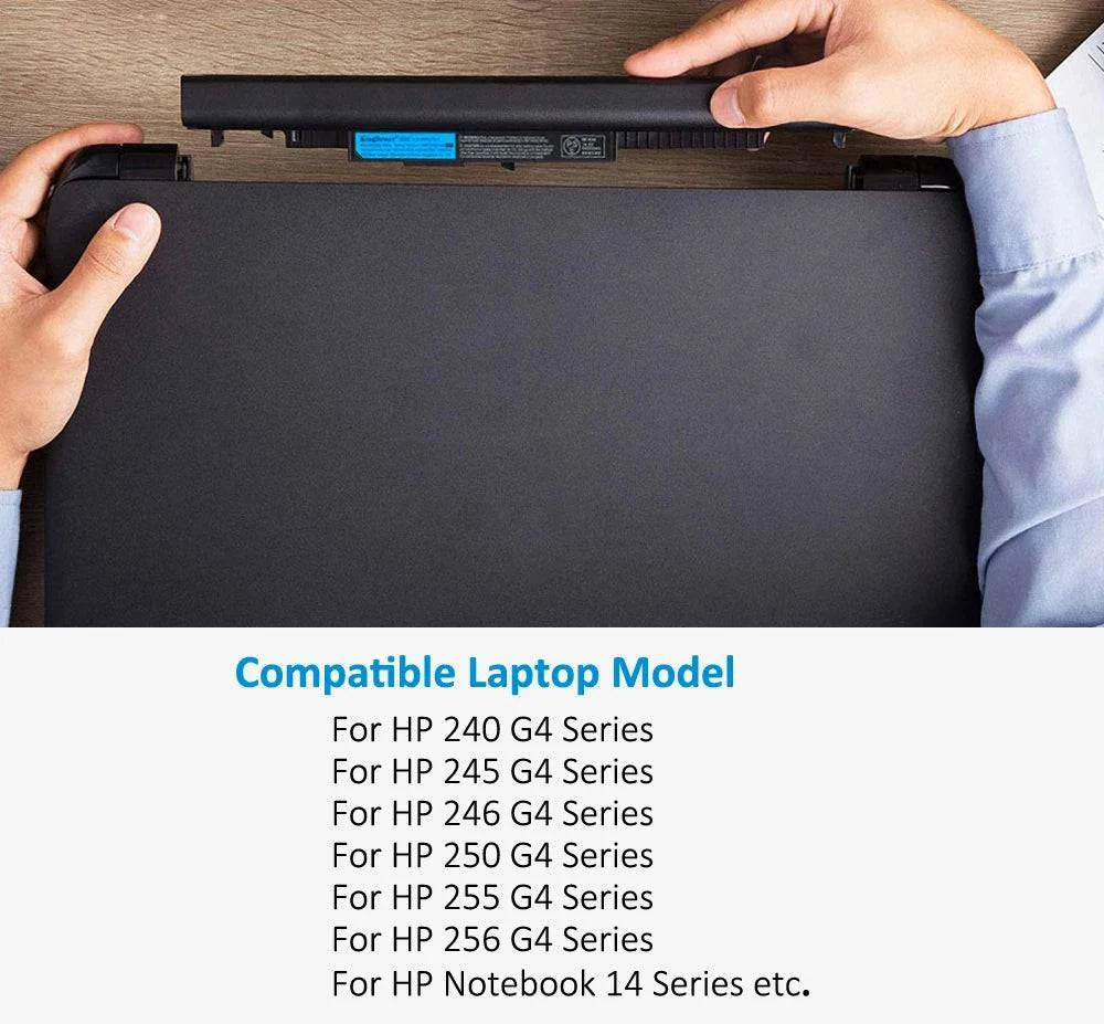 KingSener HS04 3400mAh Laptop Battery For HP 240 245 250 255 G4 HSTNN-LB6U HSTNN-LB6V HSTNN-PB6S 807611-831 807957-001 HS03 HS04 PST PS Tradings