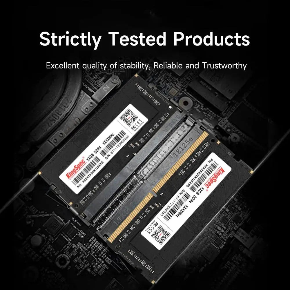 KingSpec Memory Ram DDR4 8GB 16GB 32GB 3200MHz 2666MHz 3200 MHz RAM for Laptop Notebook Memoria RAM DDR4 1.2V Laptop RAM       PST PS Tradings