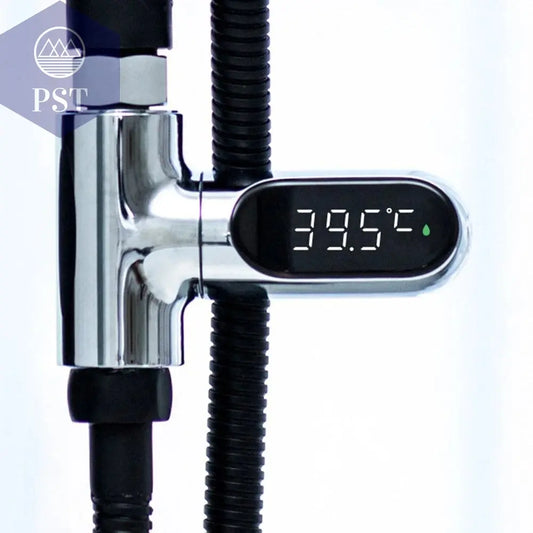 LED Display Water Shower Thermometer Self-Generating Electricity Water Temperature Monitoring Baby Care Smart Temperature Meter - PST PS Tradings