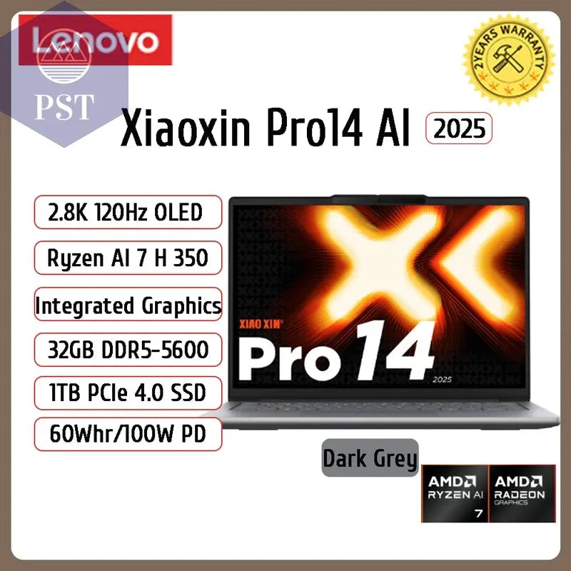 Laptop Lenovo Xiaoxin Pro 16 32GB 1TB Xiaoxin Pro 14 2.8K OLED Notebook PST PS Tradings Laptop PST PS Tradings 14inch-32G-1T-spain PST PS Tradings