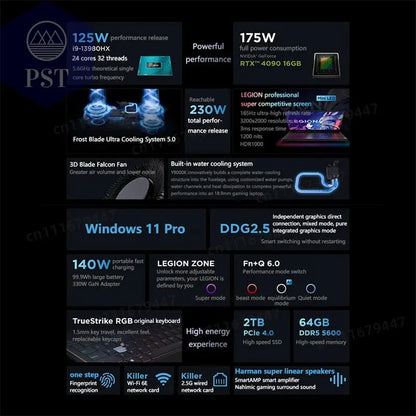 Lenovo Legion Y9000K Gaming Laptop RTX 4090 PST PS Tradings Laptops PST PS Tradings  PST PS Tradings