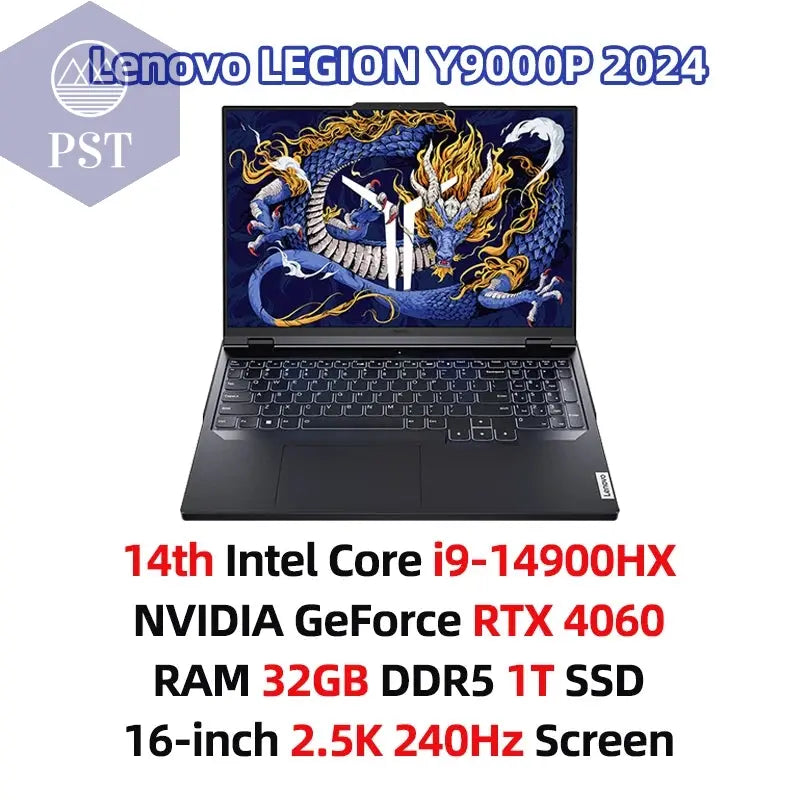 Lenovo Legion Y9000P E-Sports Gaming Laptop i9 14900HX RTX 4060-4090 32GB 1TB 2TB PST PS Tradings Laptop PST PS Tradings i9-14900HX-4070-1T-spain PST PS Tradings