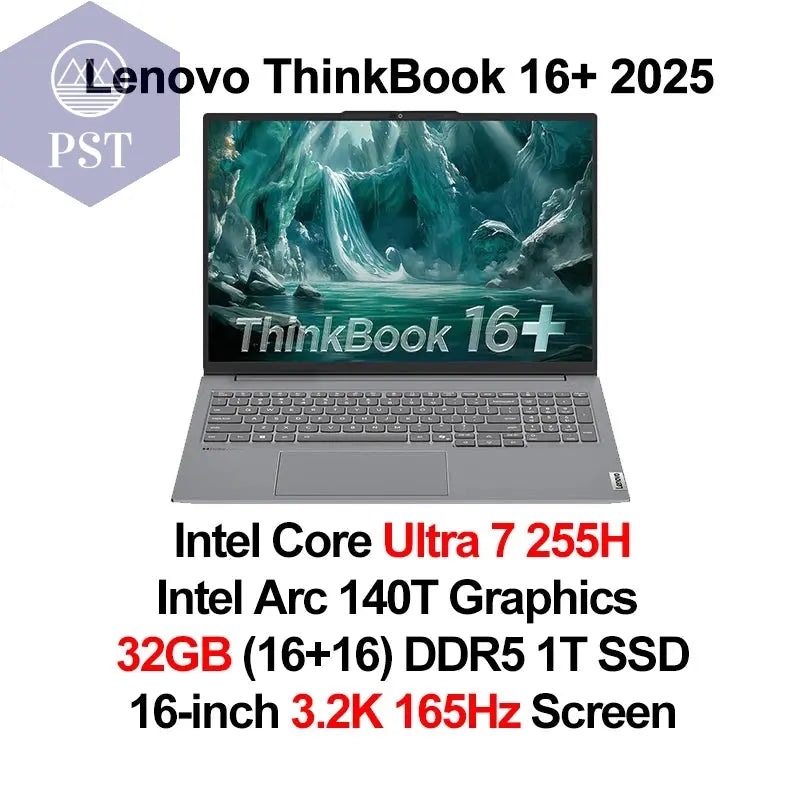 Lenovo ThinkBook 16+ Laptop Ultra 5 Ultra 7 Ultra 9 32GB 1TB Notebook PST PS Tradings Laptop PST PS Tradings Ultra-7-32GB-1T-CHINA PST PS Tradings