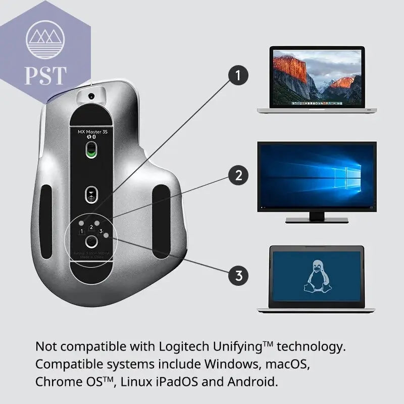 Logitech MX Master 3S Drahtlose Bluetooth Maus PST PS Tradings Maus PST PS Tradings  PST PS Tradings