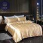 Luxuriöses Satin Bettwäsche Set mit Bettlaken PST PS Tradings Bettwäsche PST PS Tradings 1.8m-4pcs-Camel-Flat-Bed-Sheet PST PS Tradings Luxuriöses Satin Bettwäsche Set mit Bettlaken Bettwäsche