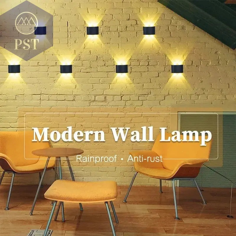 MARPOU Led Wall Lamp Outdoor IP65 Waterproof Up 2/4/6/8/10W AC110-265V Wall Lights  Down Luminous Lighting Porch/Garden  Decorat - PST PS Tradings