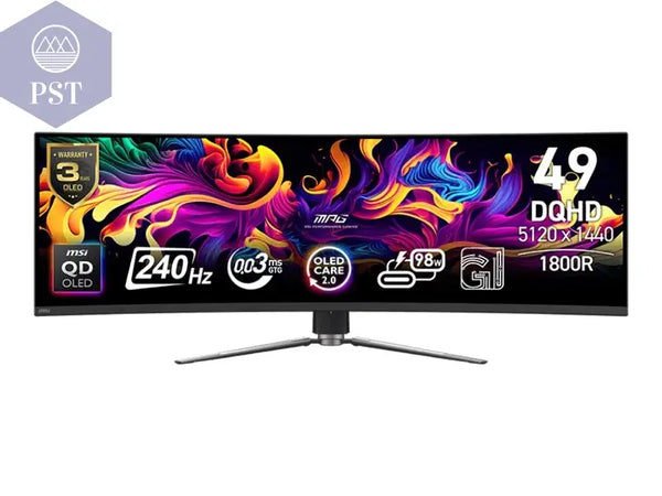 MSI MPG 491CQPXDE QD-OLED 49 Zoll Gaming Monitor PST PS Tradings Monitor PST PS Tradings  PST PS Tradings MSI MPG 491CQPXDE QD-OLED 49 Zoll Gaming Monitor Monitor