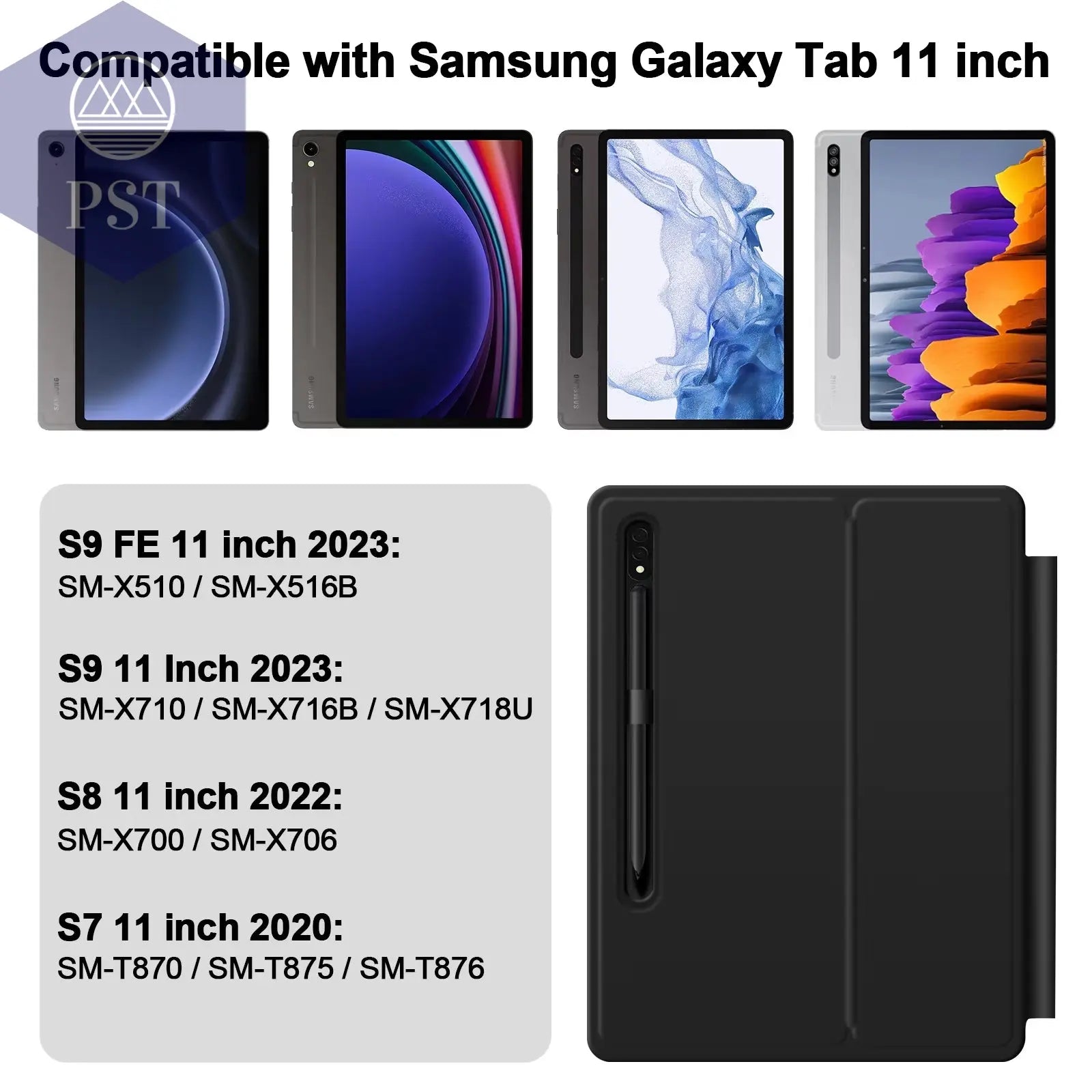 Magic Keyboard Galaxy Tab S7 plus S8 S9 + FE 11 12.4 Inch Trackpad Backlit Floating Adjustable Angle with Pen Holder PST PS Tradings  PST PS Tradings  PST PS Tradings Magic Keyboard Galaxy Tab S7 plus S8 S9 + FE 11 12.4 Inch Trackpad Backlit Floating Adjustable Angle with Pen Holder
