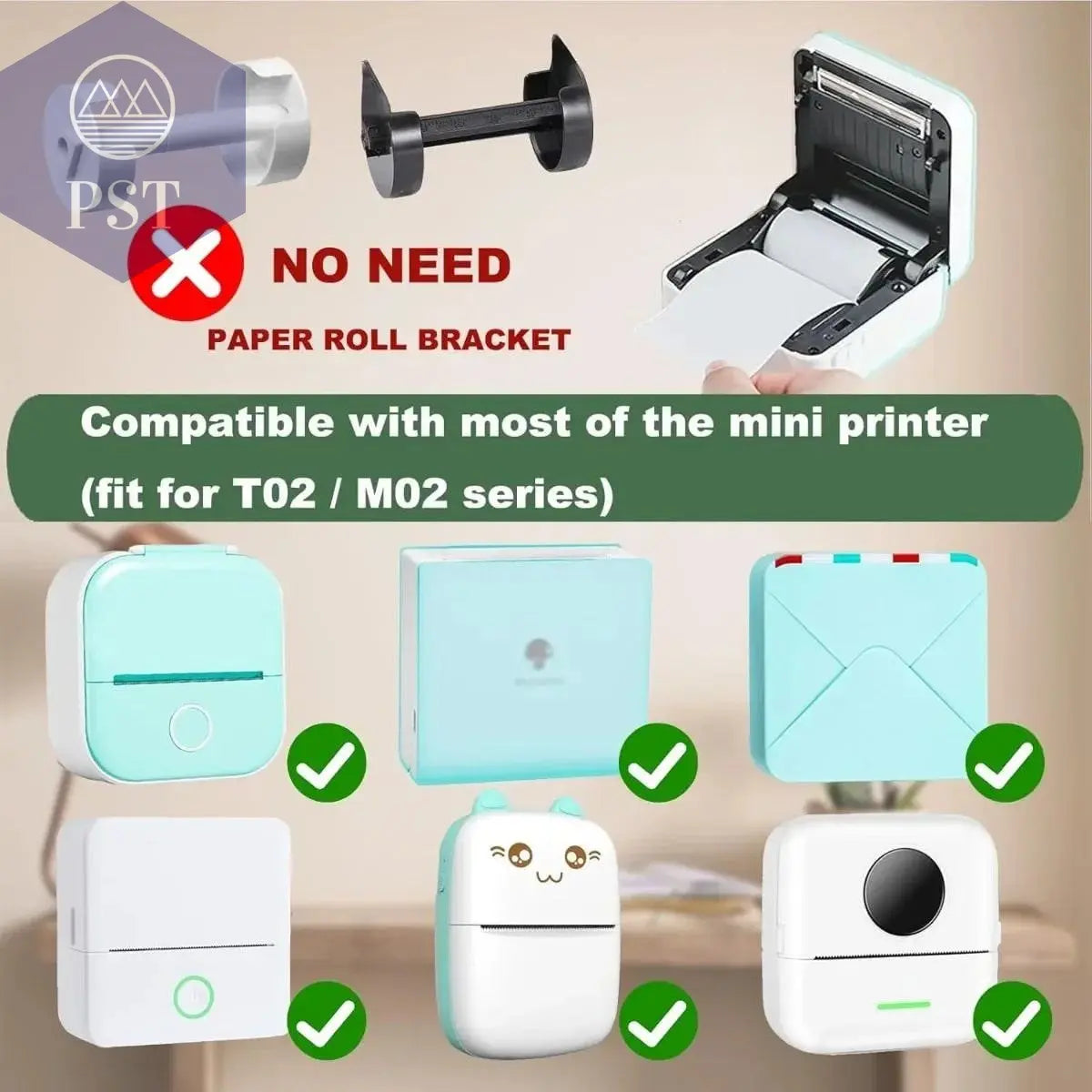 Mini Printer Paper Transparent Thermal Sticker Paper scrapbook Self-adhesive Printer Paper Printer For Photos Notes For peripage - PST PS Tradings