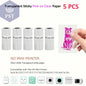 Mini Printer Paper Transparent Thermal Sticker Paper scrapbook Self-adhesive Printer Paper Printer For Photos Notes For peripage - PST PS Tradings