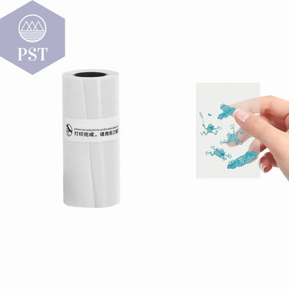 Mini Printer Paper Transparent Thermal Sticker Paper scrapbook Self-adhesive Printer Paper Printer For Photos Notes For peripage - PST PS Tradings